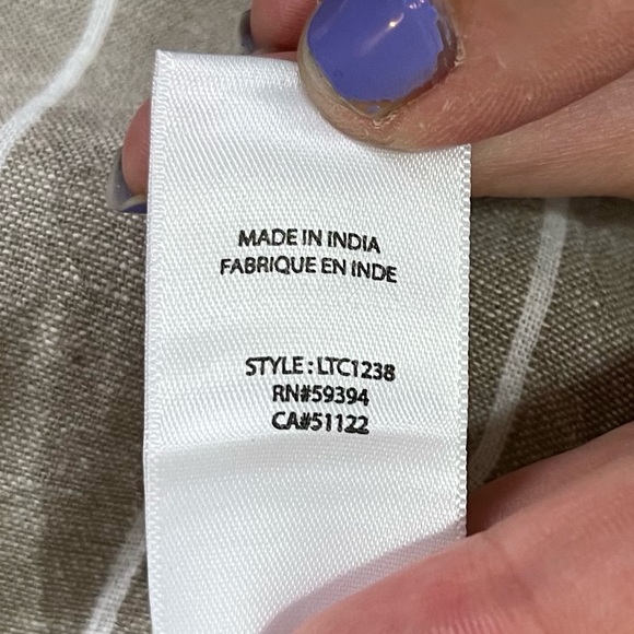 BeachLunchLounge Linen and Cotton Striped Jumpsuit Size Small - Picture 9 of 9